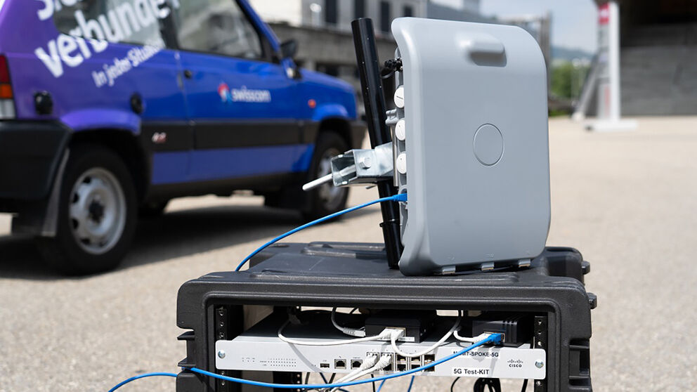No limits: Swisscom’s 5G private network can extend wireless capacity for events